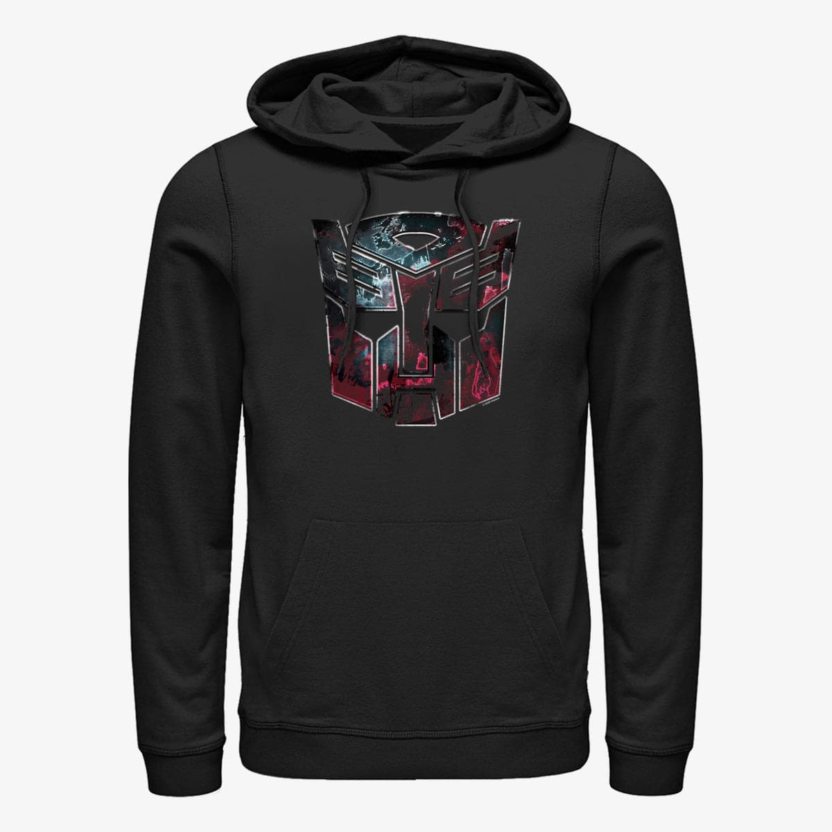 Mikiny Merch Hasbro Transformers - Autobot Face Badge Unisex Hoodie Black