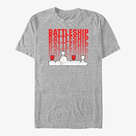 Tričko Merch Hasbro Vault Battleship - REPEATING BATTLESHIP Unisex T-Shirt Heather Grey