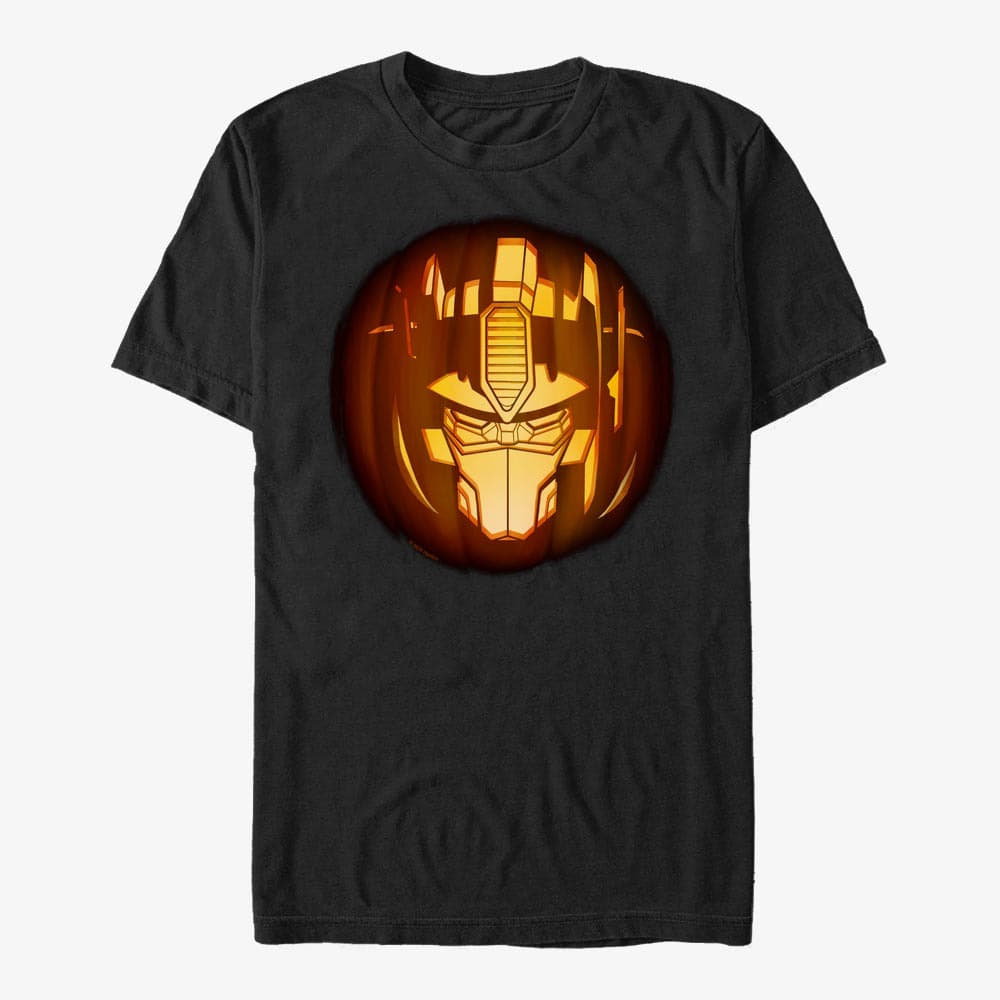 Koszulki Merch Hasbro Vault Transformers - Optimus Prime Pumpkin Unisex T-Shirt Black