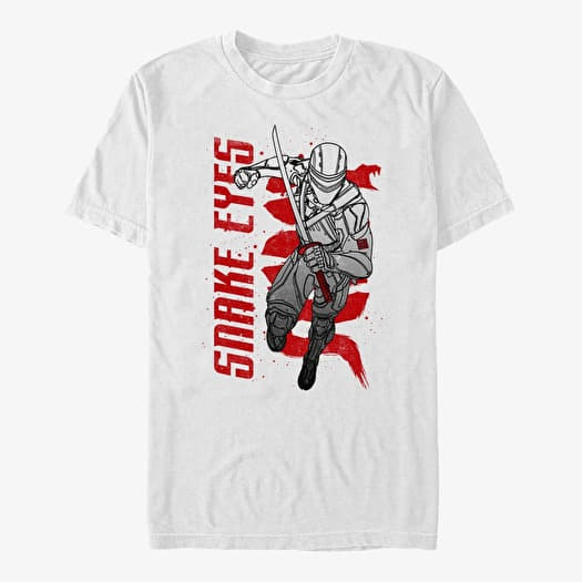 T-shirt Merch Hasbro Vault Snake Eyes - Line Art Snake Unisex T-Shirt White