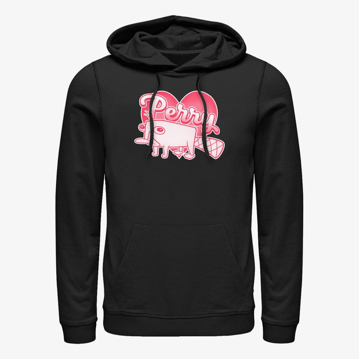 Hoodies and sweatshirts  Merch Disney Classics Phineas And Ferb - Platypus Love Unisex Hoodie Black