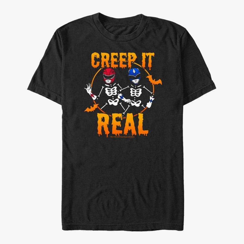 T-shirts Merch Hasbro Vault Power Rangers - Creep It Real Unisex T-Shirt Black