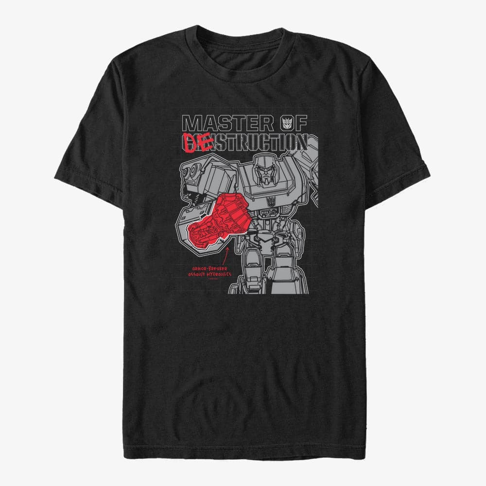 Футболки Merch Hasbro Vault Transformers - Master of Destruction Unisex T-Shirt Black