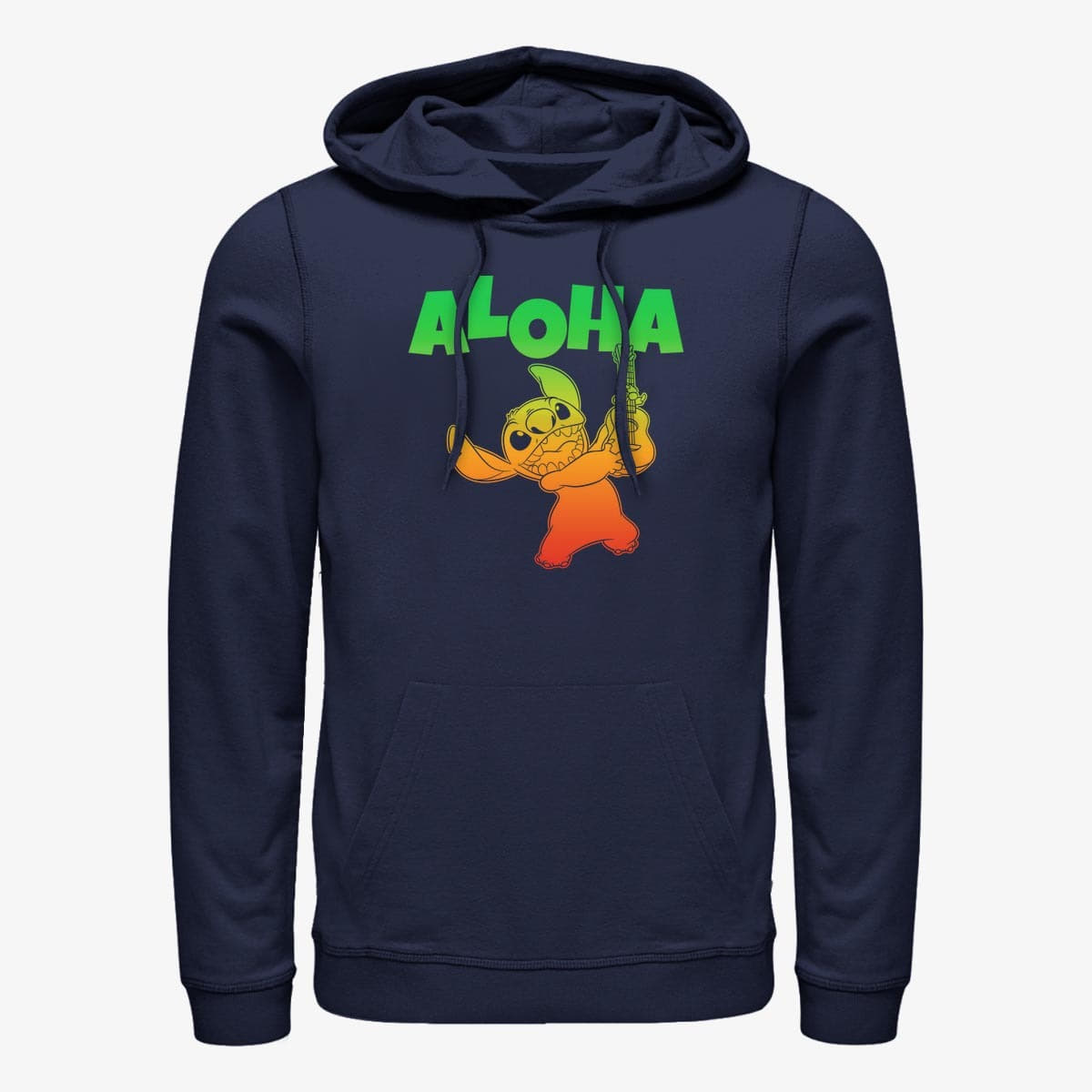 Толстовки та реглани Merch Disney Classics Lilo & Stitch - ALOHA STITCH Unisex Hoodie Navy Blue