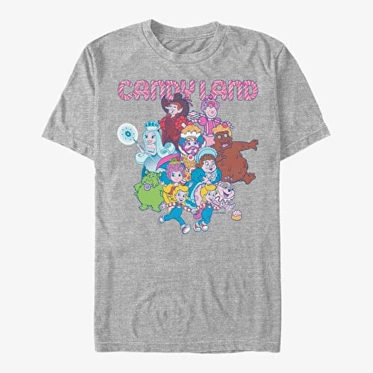 T-shirt Merch Hasbro Vault Candy Land - Candy Bunch Unisex T-Shirt Heather Grey