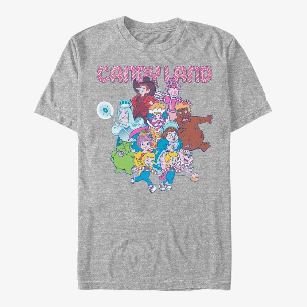 T-shirts Merch Hasbro Vault Candy Land - Candy Bunch Unisex T-Shirt Heather Grey