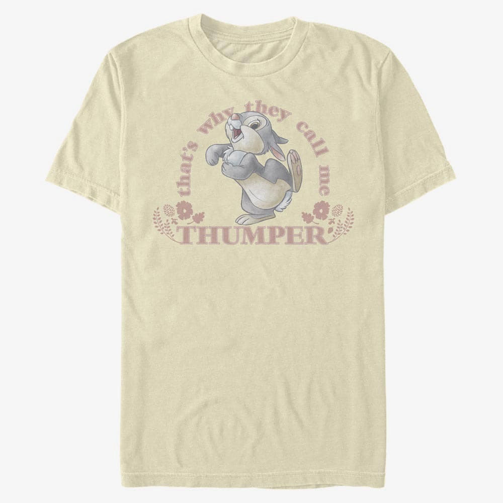 T-Shirts Merch Disney Classics Bambi - Call Me Thumper Unisex T-Shirt Natural