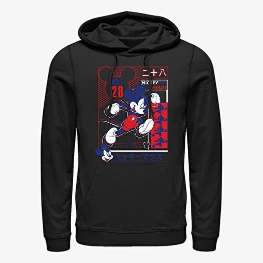 Merch Disney Classics Mickey Classic - Sporty Technical Mickey Unisex Hoodie Black