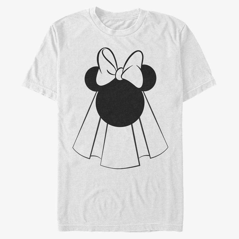 Pólók Merch Disney Classics Mickey Classic - Mouse Bride Unisex T-Shirt White