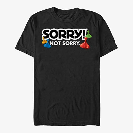 Μπλουζάκι Merch Hasbro Sorry - SORRY NOT SORRY Unisex T-Shirt Black