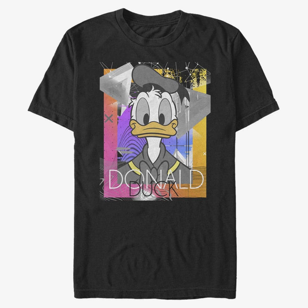 Magliette Merch Disney Classics Mickey Classic - Eighties Duck Unisex T-Shirt Black