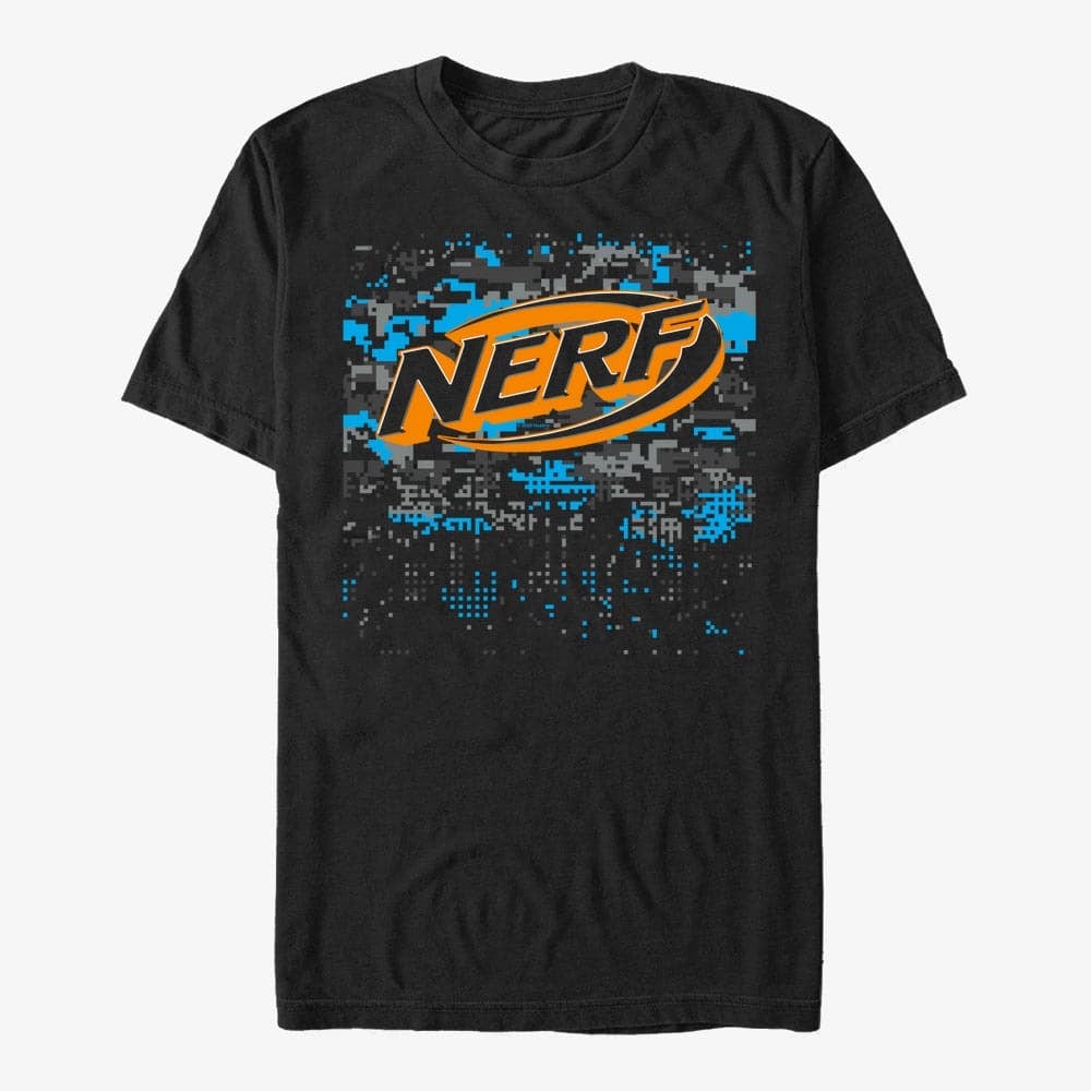 T-Shirts Merch Hasbro Vault Nerf - Pixel Blast Unisex T-Shirt Black