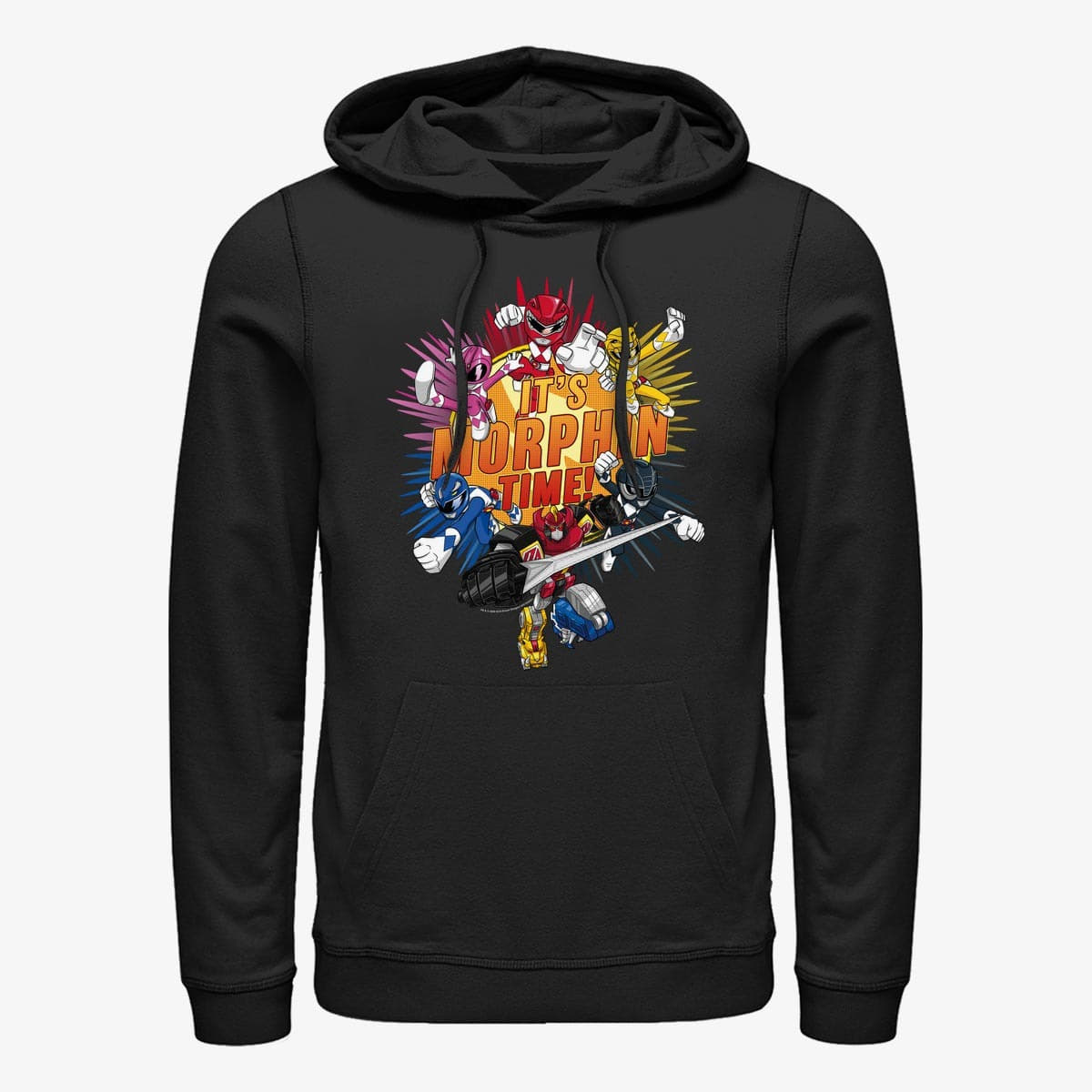 Felpe Merch Hasbro Vault Power Rangers - It's Morphin Time Unisex Hoodie Black
