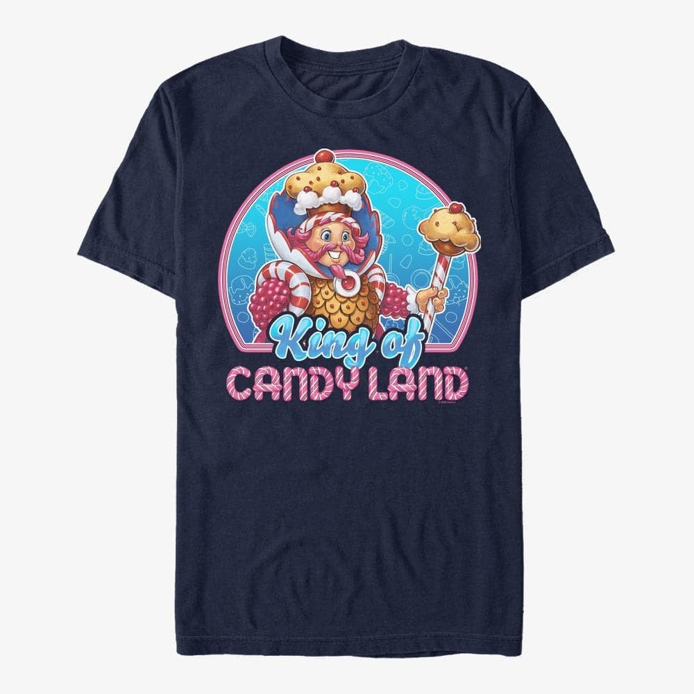T-shirts Merch Hasbro Candy Land - King Kandy of Candy Land Unisex T-Shirt Navy Blue