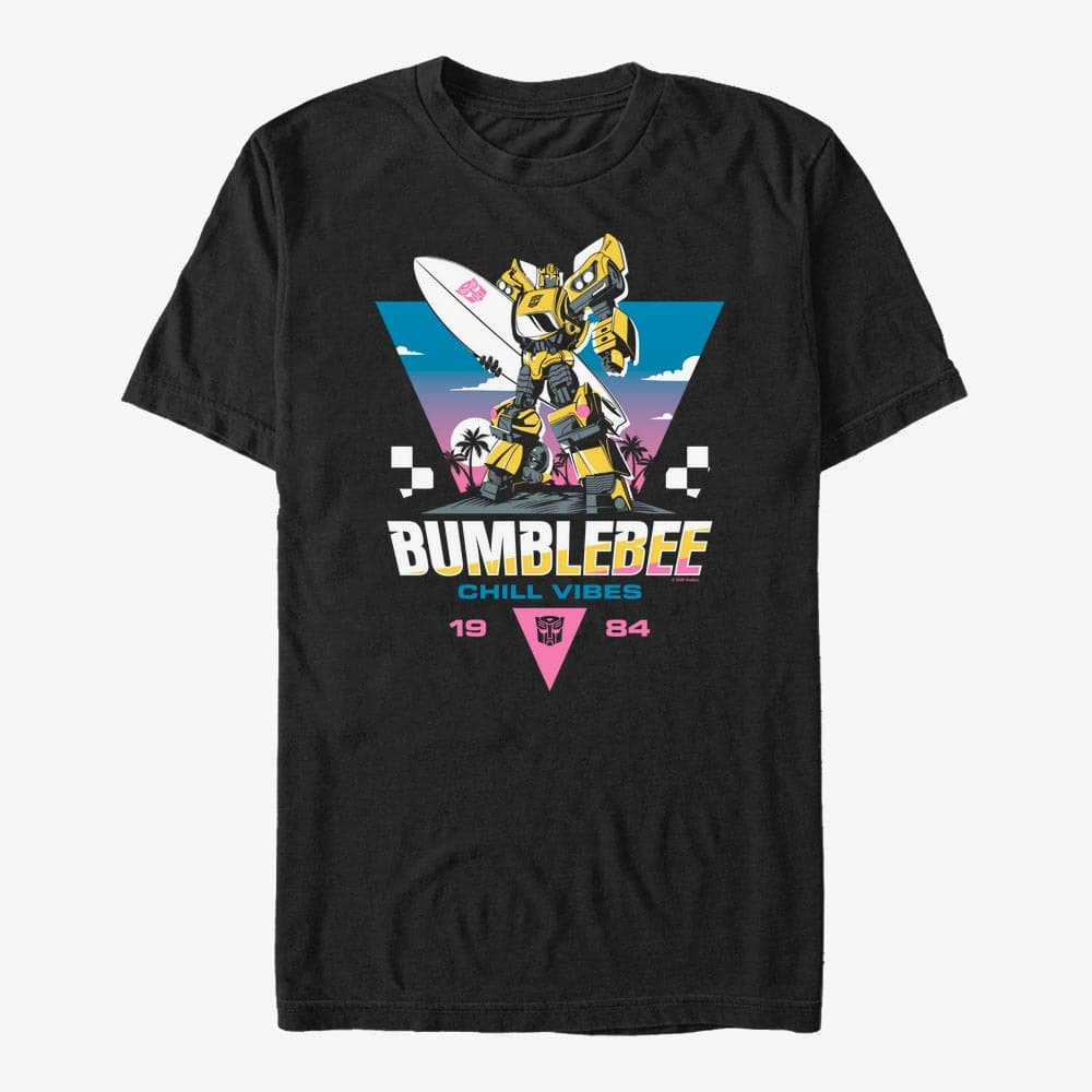 T-shirts Merch Hasbro Vault Transformers - Bumblebee Surf Unisex T-Shirt Black