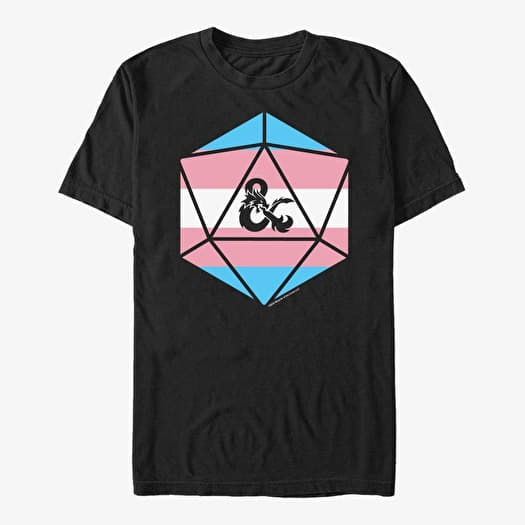 Merch Dungeons & Dragons - Trans Ampersand Unisex T-Shirt Black