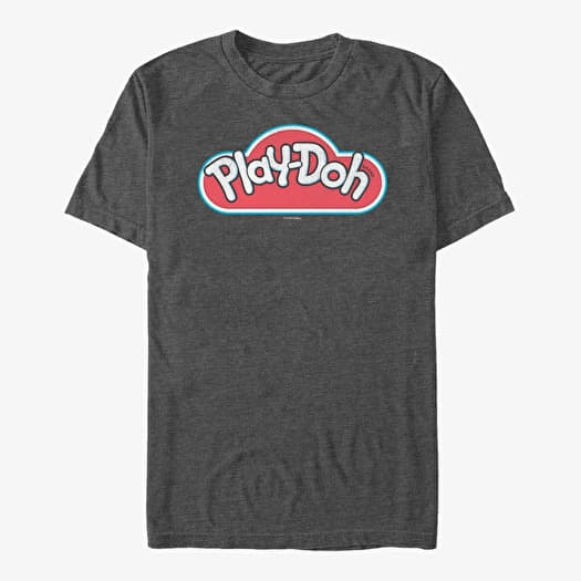 T-shirt Merch Hasbro Vault Play-Doh - Faded Logo Unisex T-Shirt Dark Heather Grey