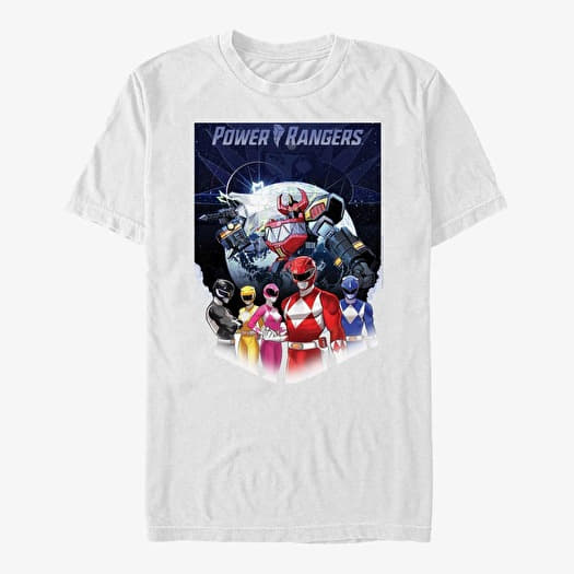 Maglietta Merch Hasbro Vault Power Rangers - World Poster Unisex T-Shirt White