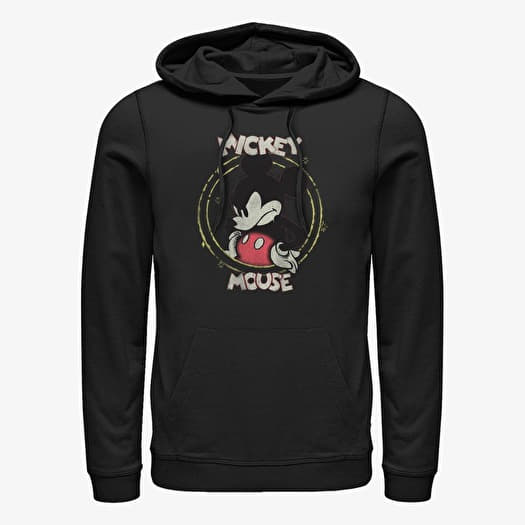 Sweatshirt Merch Disney Classics Mickey Classic - Gritty Mickey Unisex Hoodie Black