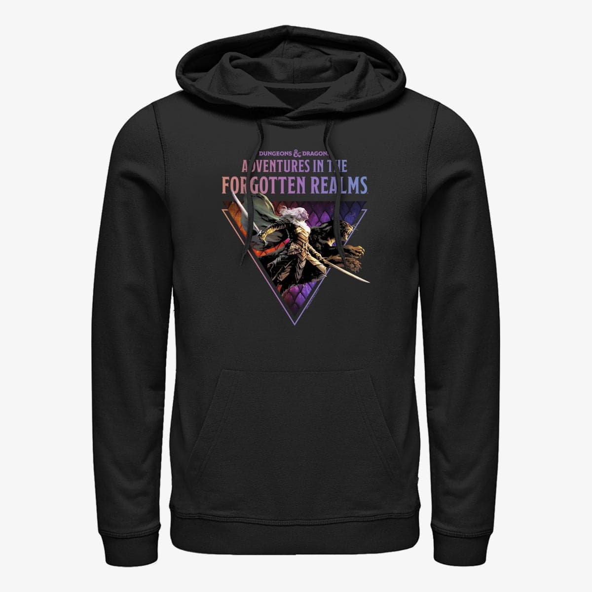Толстовки та реглани Merch Magic: The Gathering - Drizzt Jump Unisex Hoodie Black