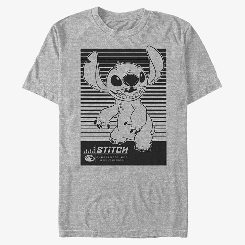 Maglietta Merch Disney Classics Lilo & Stitch - Stitch Liner Unisex T-Shirt Heather Grey