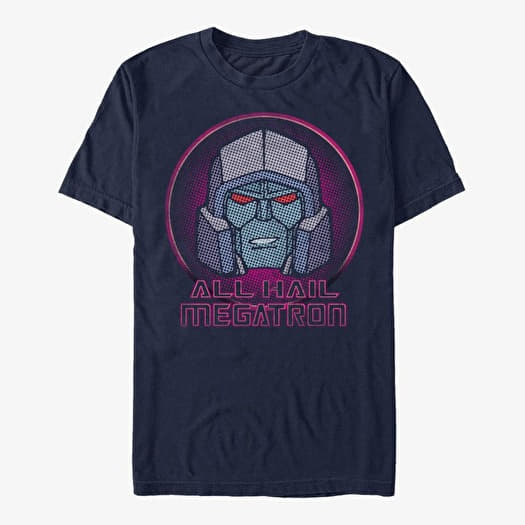 T-shirt Merch Hasbro Vault Transformers - All Hail Megatron Unisex T-Shirt Navy Blue