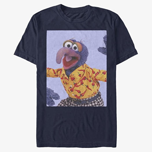T-shirt Merch Disney Classics Muppets - Gonzo Meme Unisex T-Shirt Navy Blue