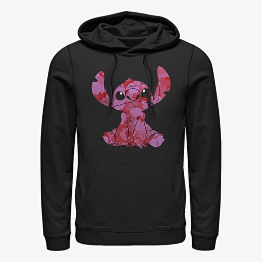 Sweatshirt Merch Disney Classics Lilo & Stitch - Stitch Heart Fill Unisex Hoodie Black