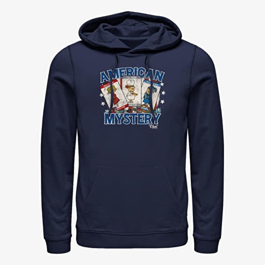 Sweatshirt Merch Hasbro - American Mystery Unisex Hoodie Navy Blue