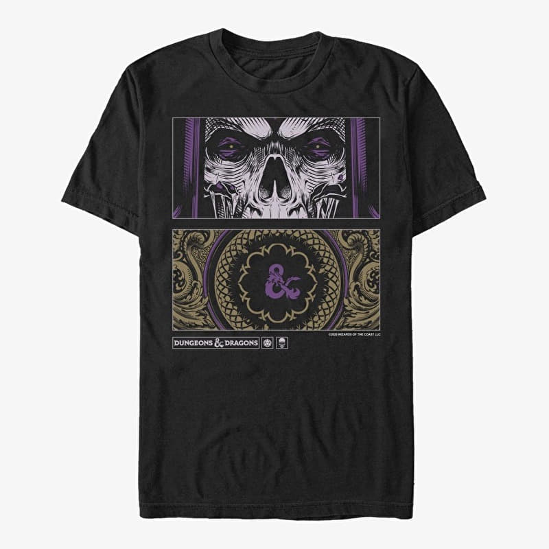 Merch Dungeons & Dragons - Lich Panel Unisex T-Shirt Black