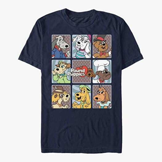 Tričko Merch Hasbro Pound Puppies - Cool and Gang Unisex T-Shirt Navy Blue