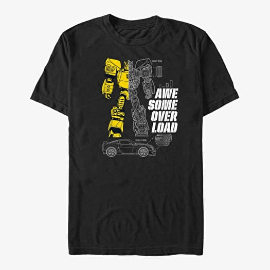 Póló Merch Hasbro Vault Transformers - Bumblebee Overload Unisex T-Shirt Black