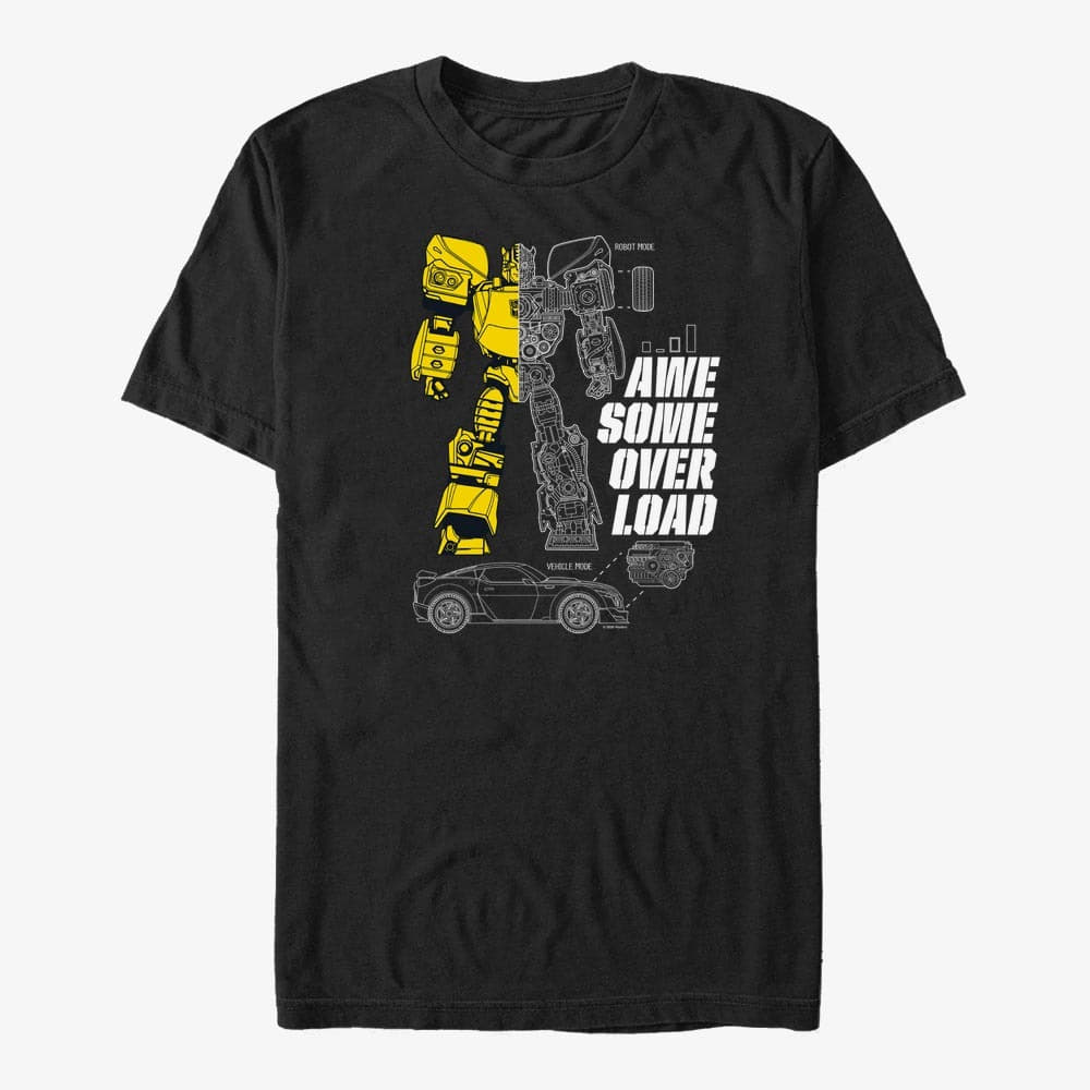 T-shirts Merch Hasbro Vault Transformers - Bumblebee Overload Unisex T-Shirt Black