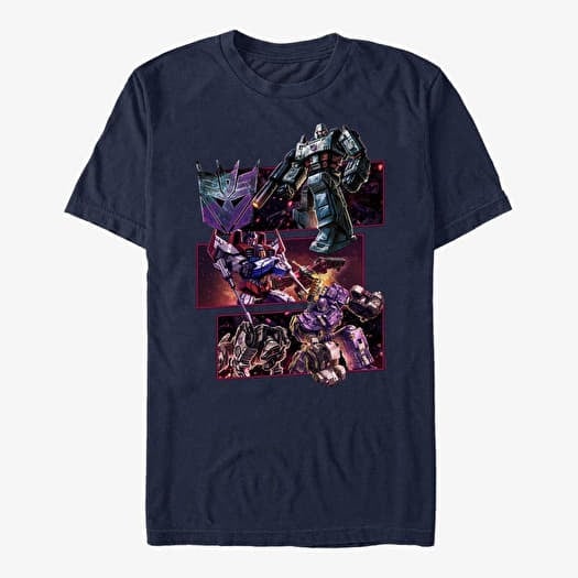 T-shirt Merch Hasbro Vault Transformers - DECEPTICON BOXUP Unisex T-Shirt Navy Blue