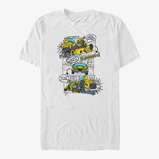 T-shirt Merch Hasbro Vault Transformers - Bumblee Comic Unisex T-Shirt White
