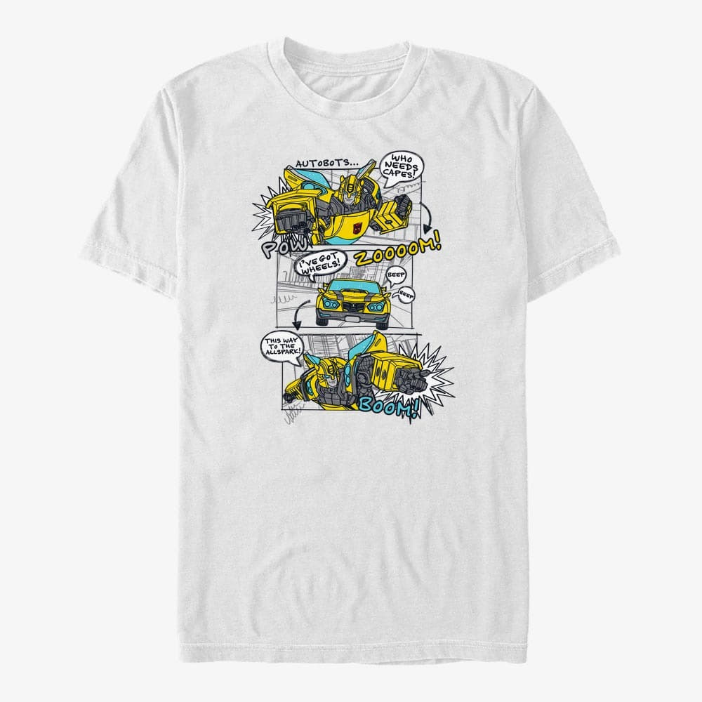 T-Shirts Merch Hasbro Vault Transformers - Bumblee Comic Unisex T-Shirt White
