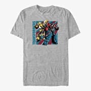 Merch Hasbro Vault Transformers - Transform Merica Unisex T-Shirt Heather Grey