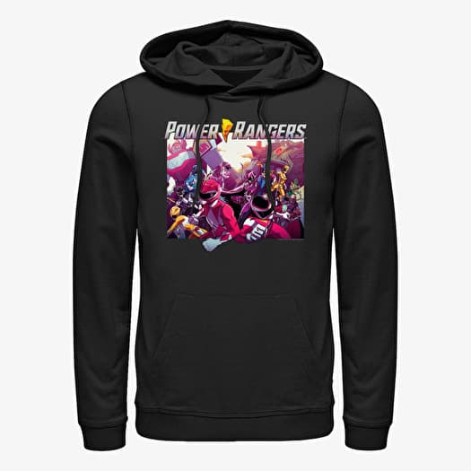 Sweatshirt Merch Hasbro Vault Power Rangers - Power TeamUp Unisex Hoodie Black