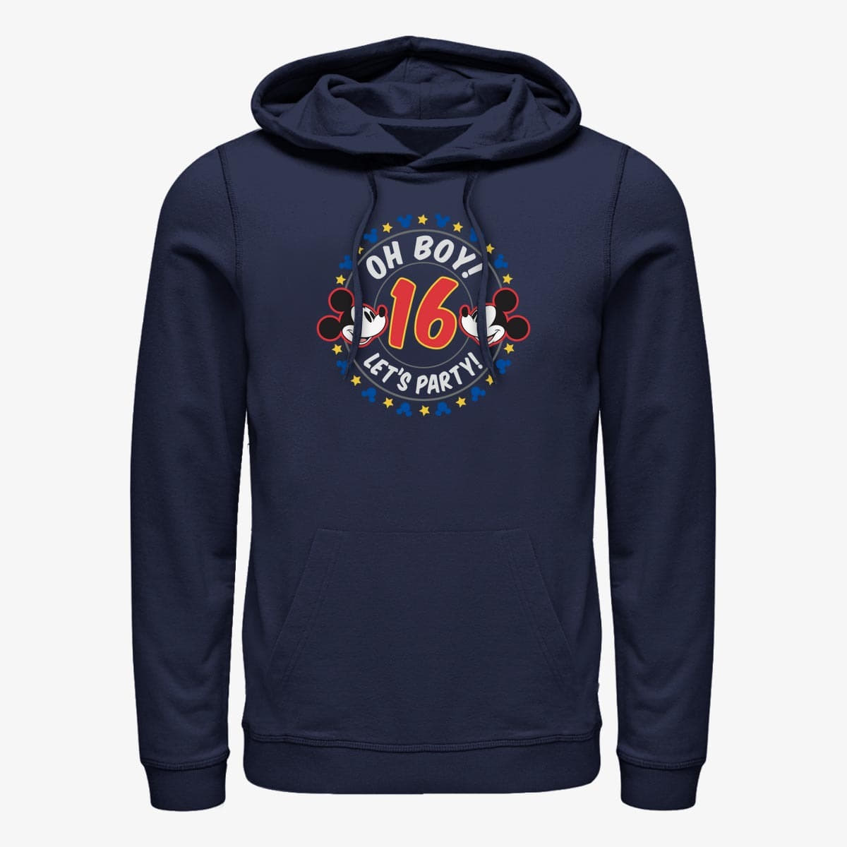 Sweatshirts Merch Disney Classics Mickey Classic Oh Boy Mickey 16 Unisex Hoodie Navy Blue Queens