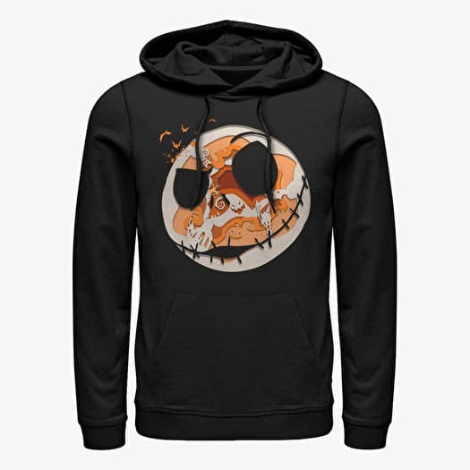 Pulóver Merch Disney Classics Nightmare Before Christmas - Paper Halloween Unisex Hoodie Black