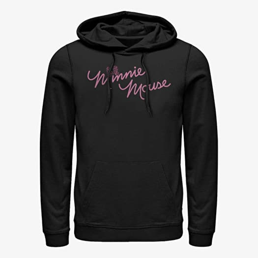 Mikina Merch Disney Classics Mickey & Friends - Cursive Bow Unisex Hoodie Black