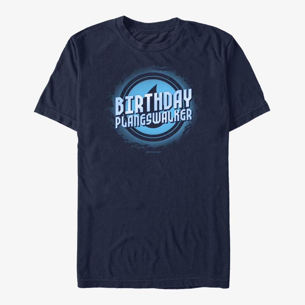 T-Shirts Merch Magic: The Gathering - Blue Mana Birthday Unisex T-Shirt Navy Blue