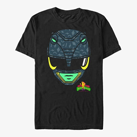 Μπλουζάκι Merch Hasbro Vault Power Rangers - Big Face Black Unisex T-Shirt Black