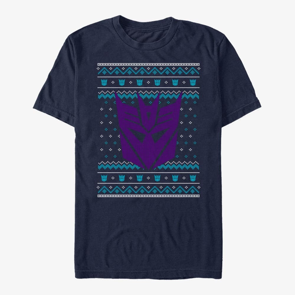 T-Shirts Merch Hasbro Vault Transformers - Decepticon Sweater Unisex T-Shirt Navy Blue