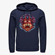 Merch Dungeons & Dragons - Eye of the Beholder Glass Unisex Hoodie Navy Blue