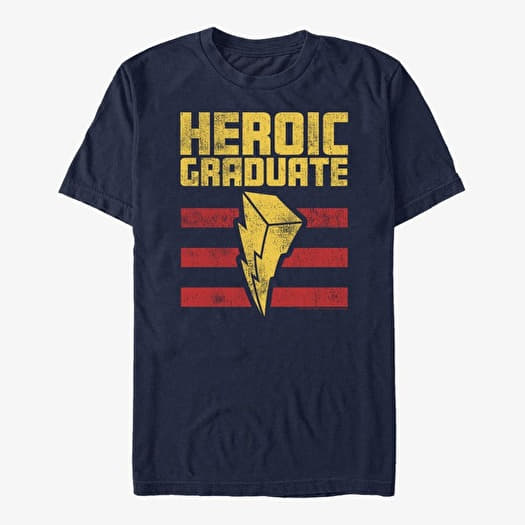 Majica Merch Hasbro Vault Power Rangers - Lightning Grad Unisex T-Shirt Navy Blue