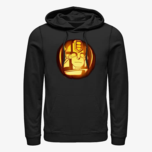 Mikina Merch Hasbro Vault Transformers - Bumblebee Pumpkin Unisex Hoodie Black