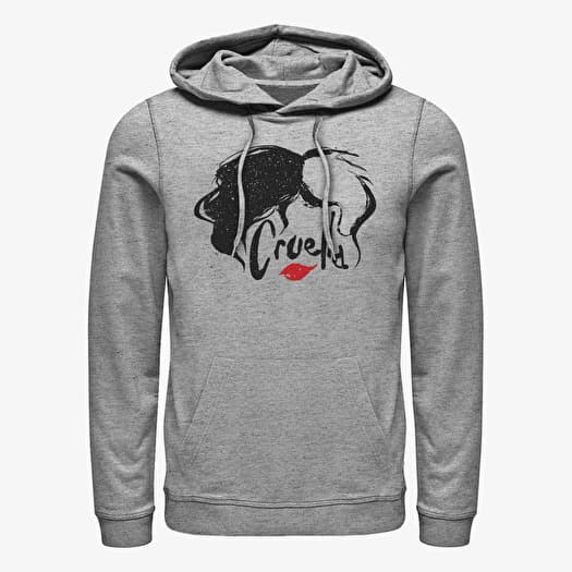 Sweatshirt Merch Disney Classics DNCA - Simply Cruella Unisex Hoodie Heather Grey