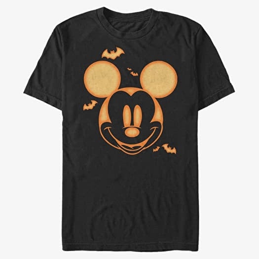 Merch Disney Classics Mickey Classic - Mickey Pumpkin Unisex T-Shirt Black