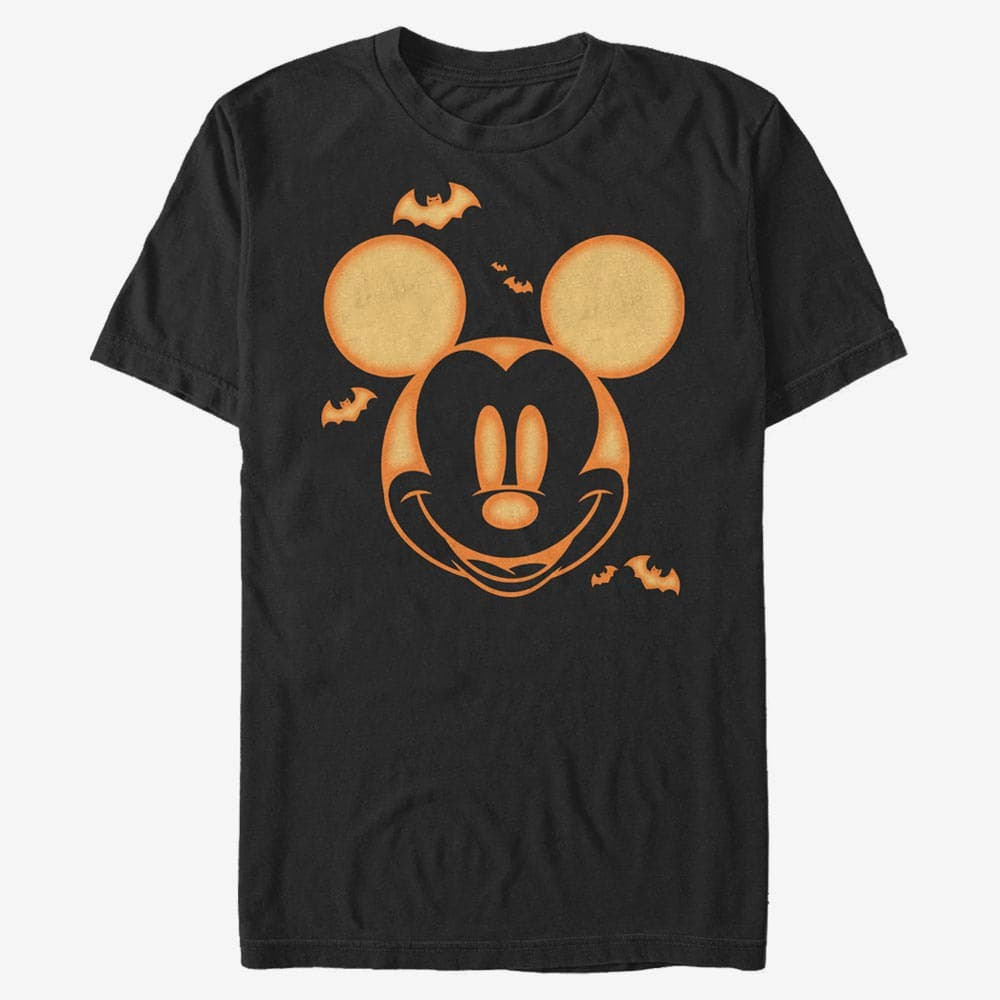 T-shirts Merch Disney Classics Mickey Classic - Mickey Pumpkin Unisex T-Shirt Black